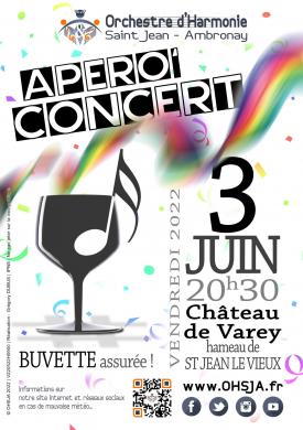 Affiche apero concert ohsja 3 juin 2022 v220522h0900