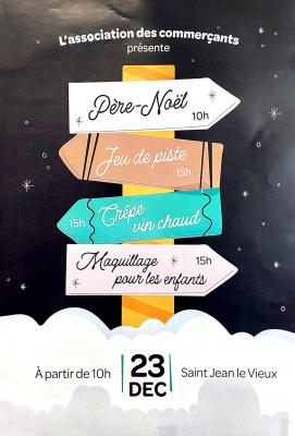 Affiche asso commercants st jean 23 dec 2023