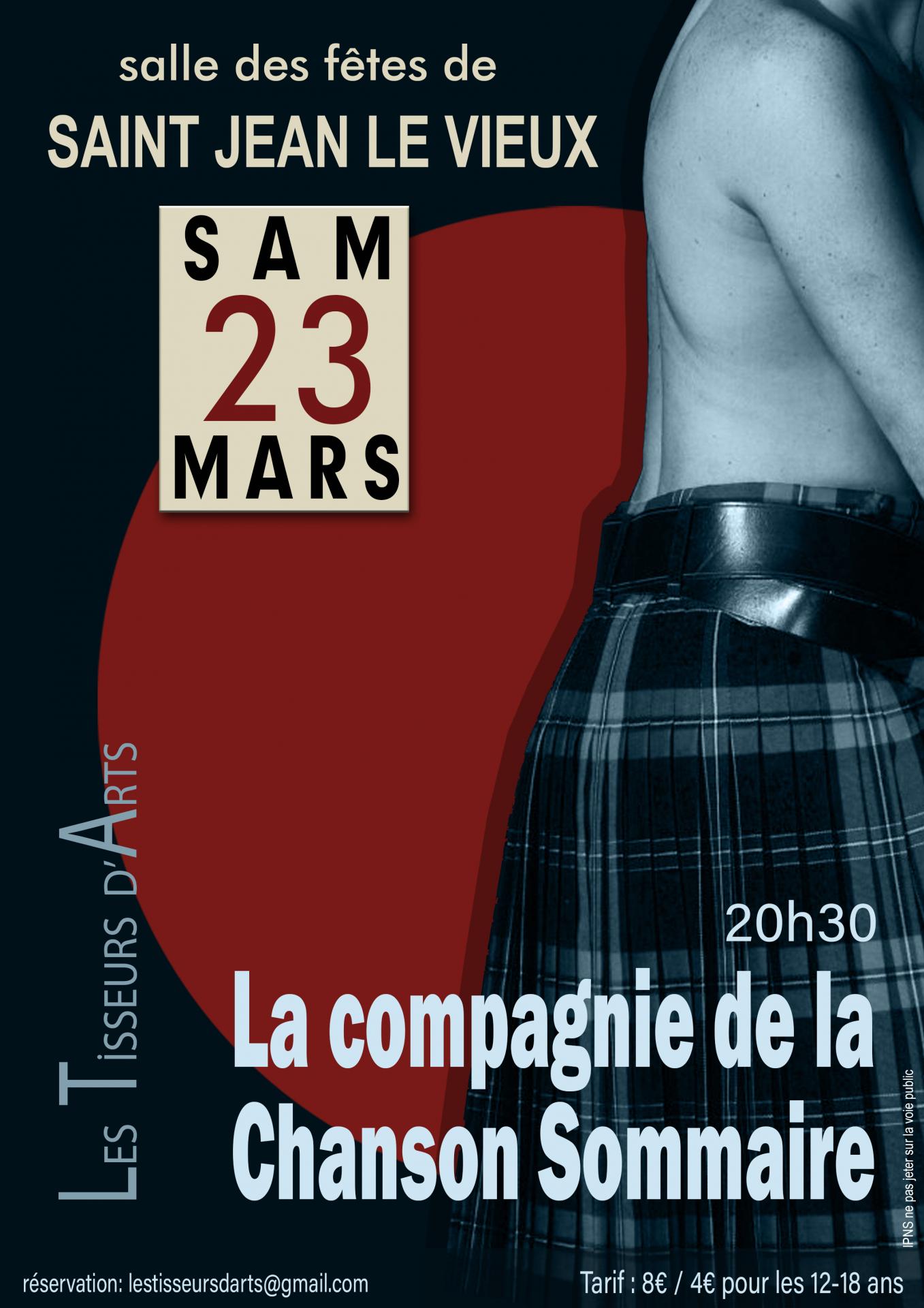 Affiche concert cie chanson sommaire 2019