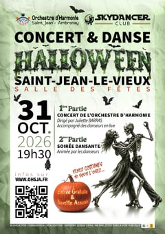 Affiche concert halloween ohsja et skydancer st jean 31 oct 2026 v260830h1524