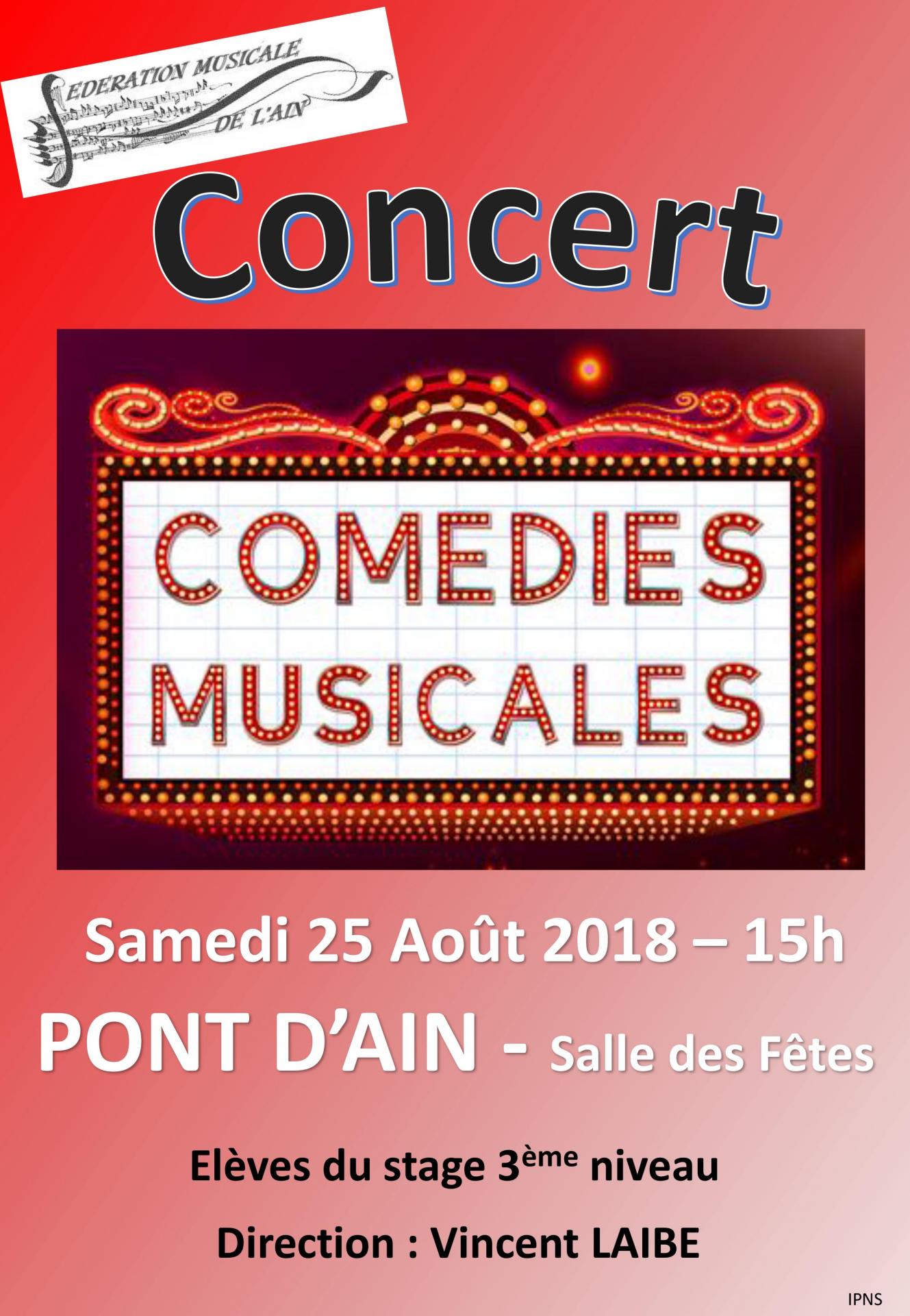 Affiche concert stage 3