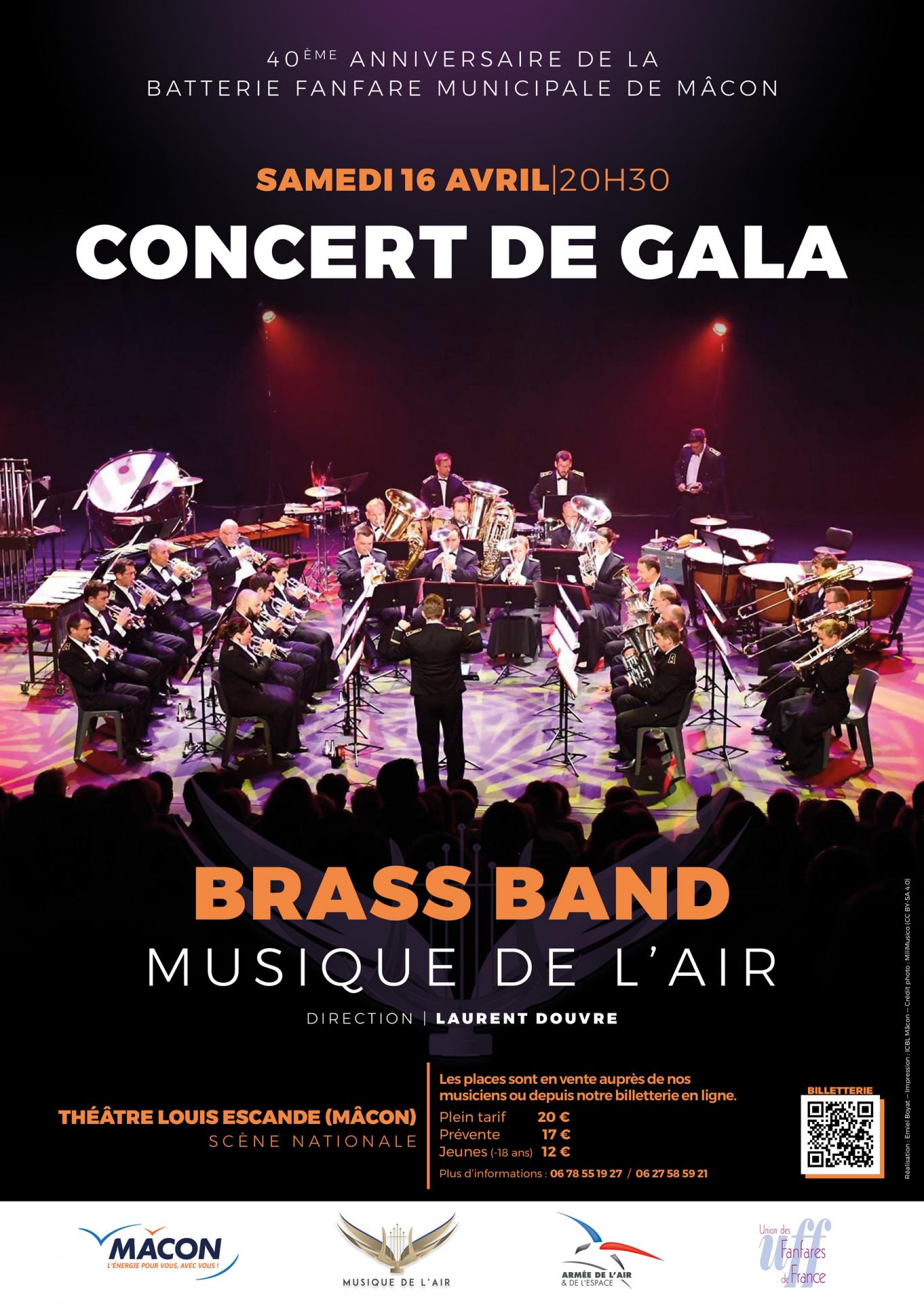 Affiche concertbrassband