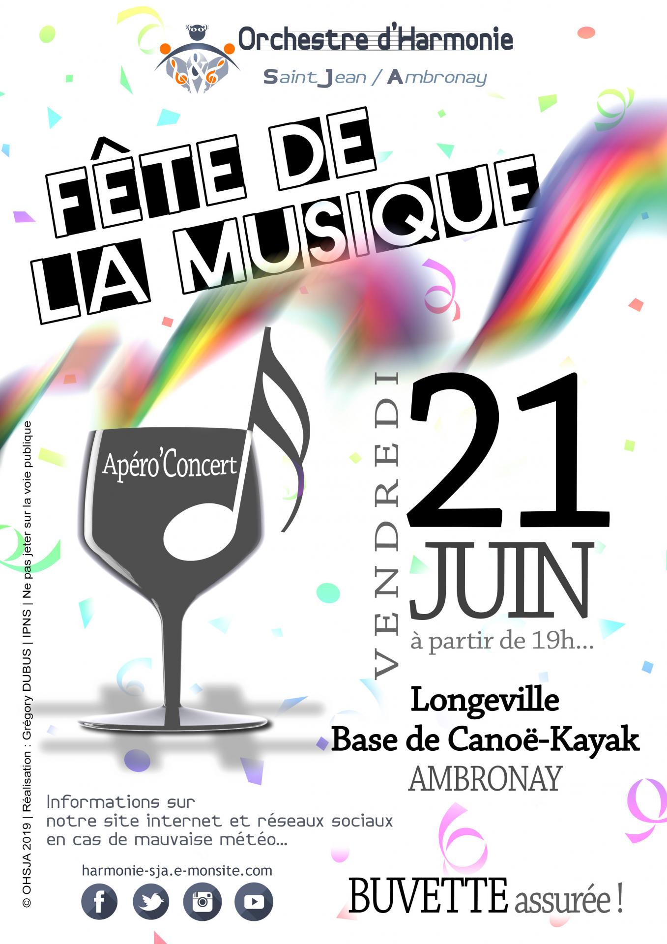 Affiche fete de la musique ohsja 21 juin 2019 v0106201916h25