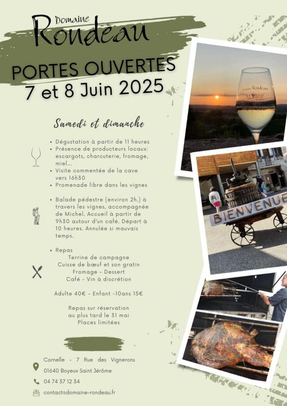 portes ouvertes domaine rondeau 2025