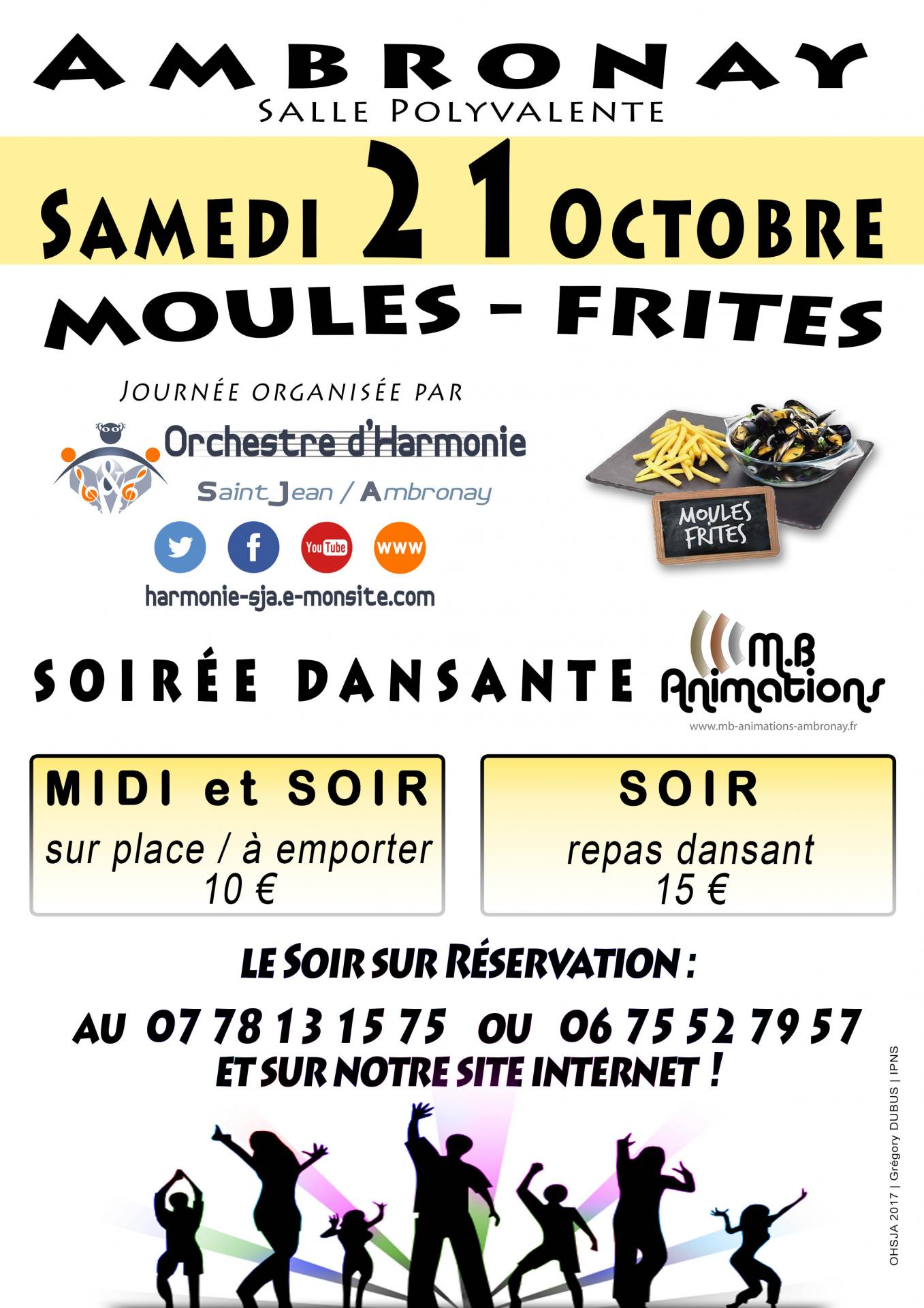 Affiche moules-frites 2017