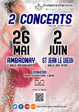 Affiche ohsja concerts 26mai et 2juin 2018 2704201802h54