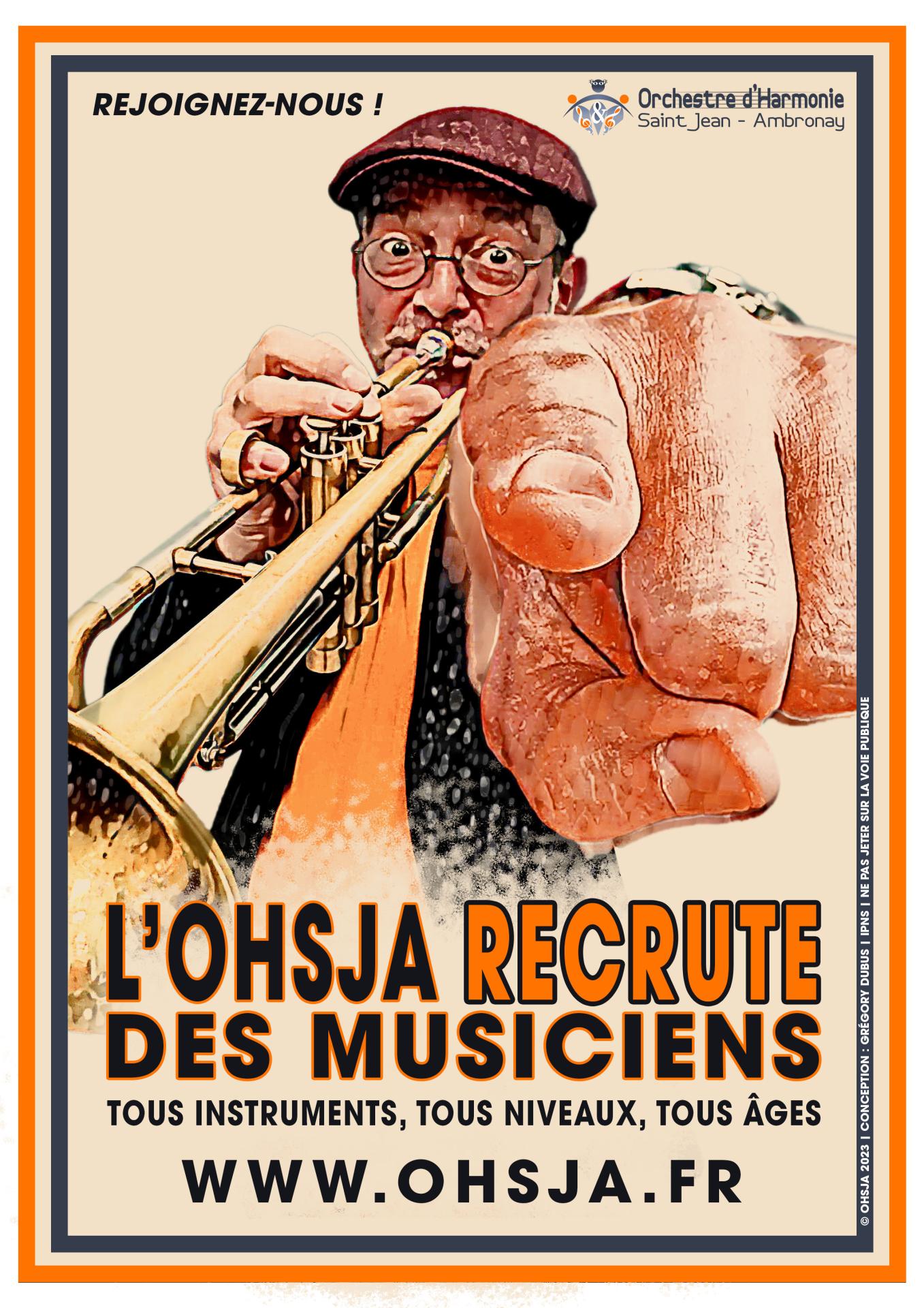 Affiche recrutement ohsja v231203h2127