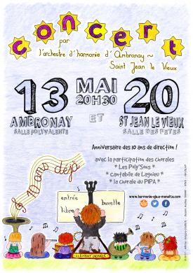 OHSJA Affiche concerts mai 2017