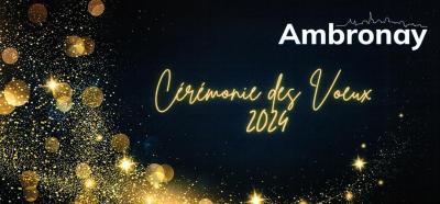 Ceremonie voeux 2024 ambronay