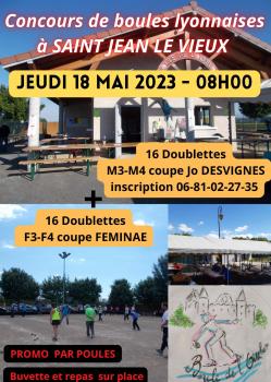 Concours 18 mai 2023 boule de l oiselon