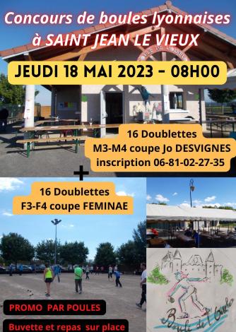 Concours 18 mai 2023 boule de l oiselon