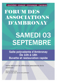 Forum association affiche