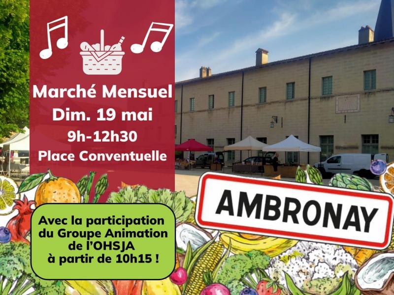 Marché Ambronay 19 mai 2024