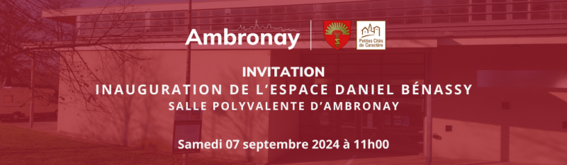 Animation musicale de l'inauguration de la salle polyvalente d'Ambronay 7 sept 2024