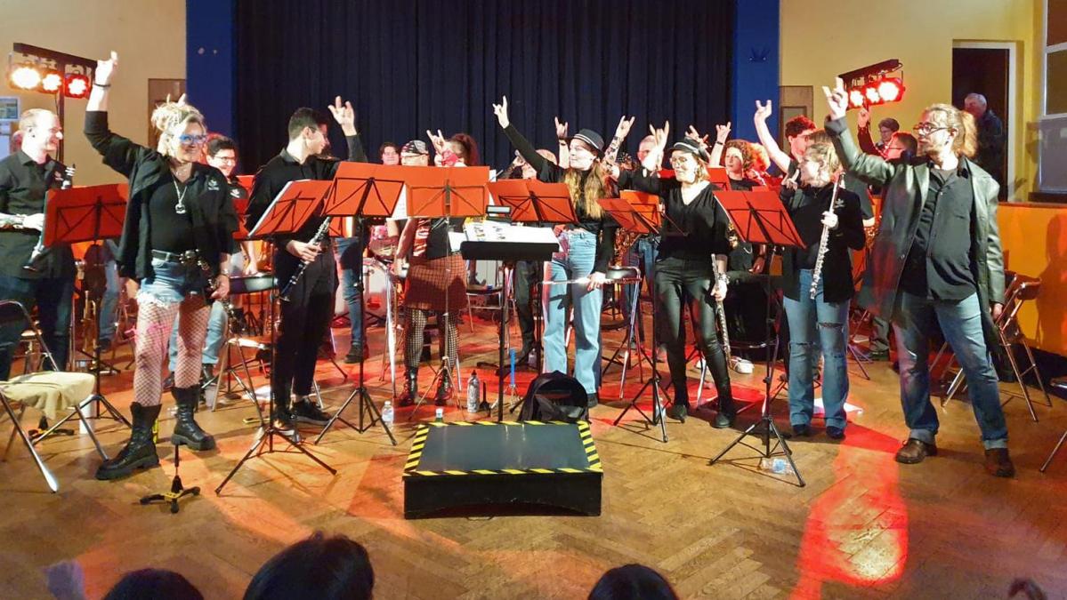 Concert Rock de l'OHSJA en avril 2023 à Saint Jean le Vieux