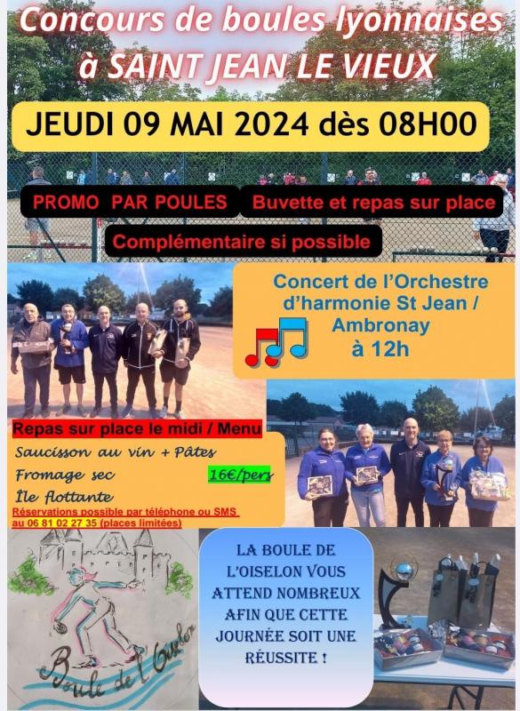 Affiche anim' boules 9 mai 2024 St Jean